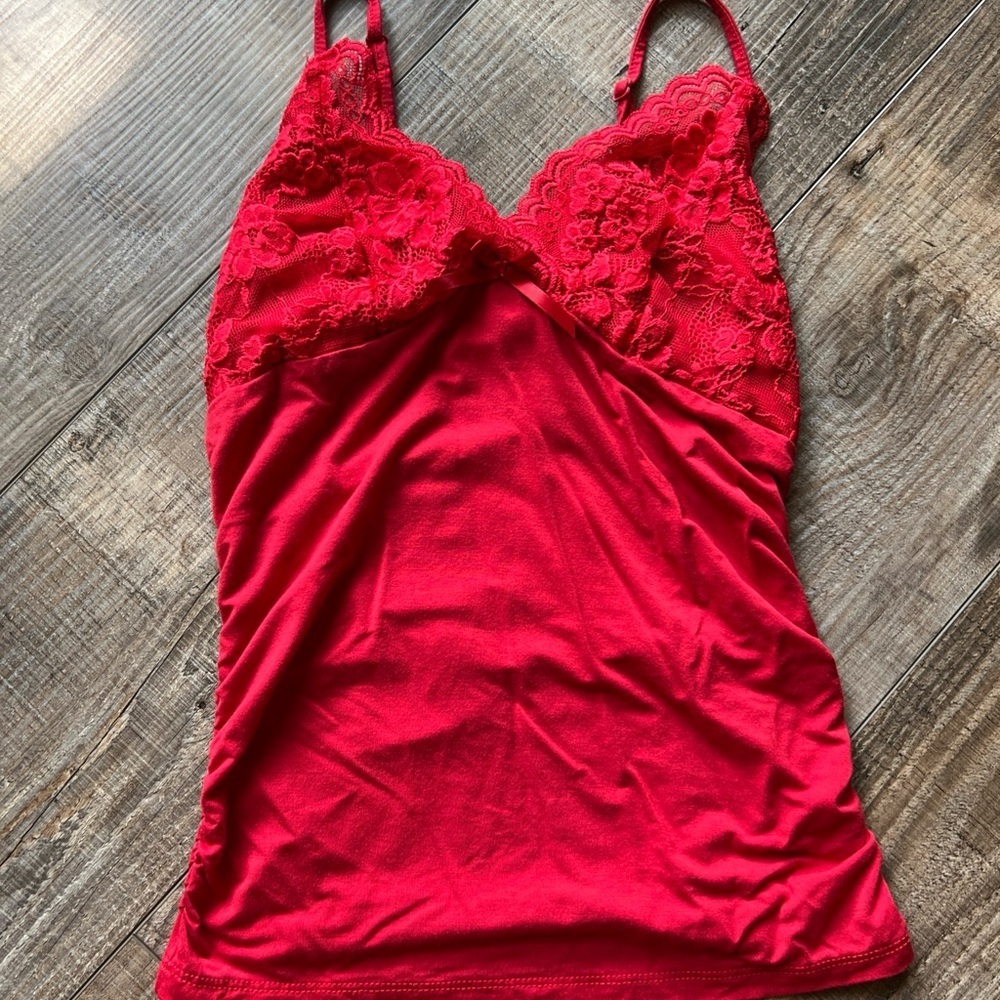 Y2K SHEIN Vibrant Red Top
